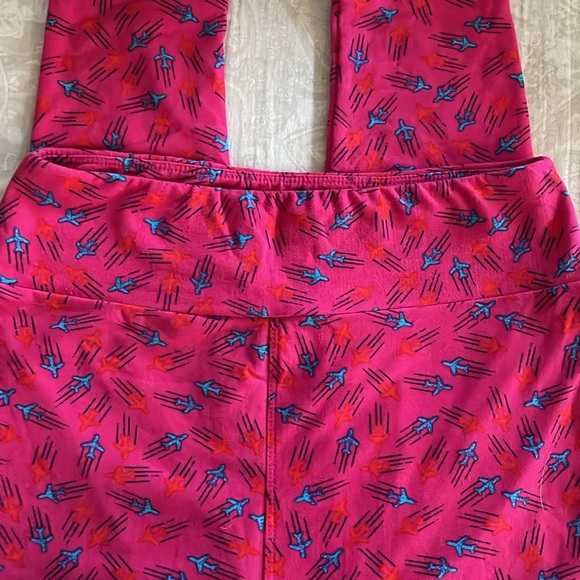 LulaRoe Airplane Leggings - Picture 3 of 4